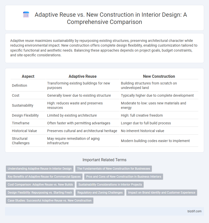 Adaptive Reuse vs. New Construction in Interior Design: A Comprehensive Comparison