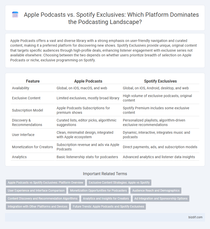 Apple Podcasts vs. Spotify Exclusives: Which Platform Dominates the Podcasting Landscape?