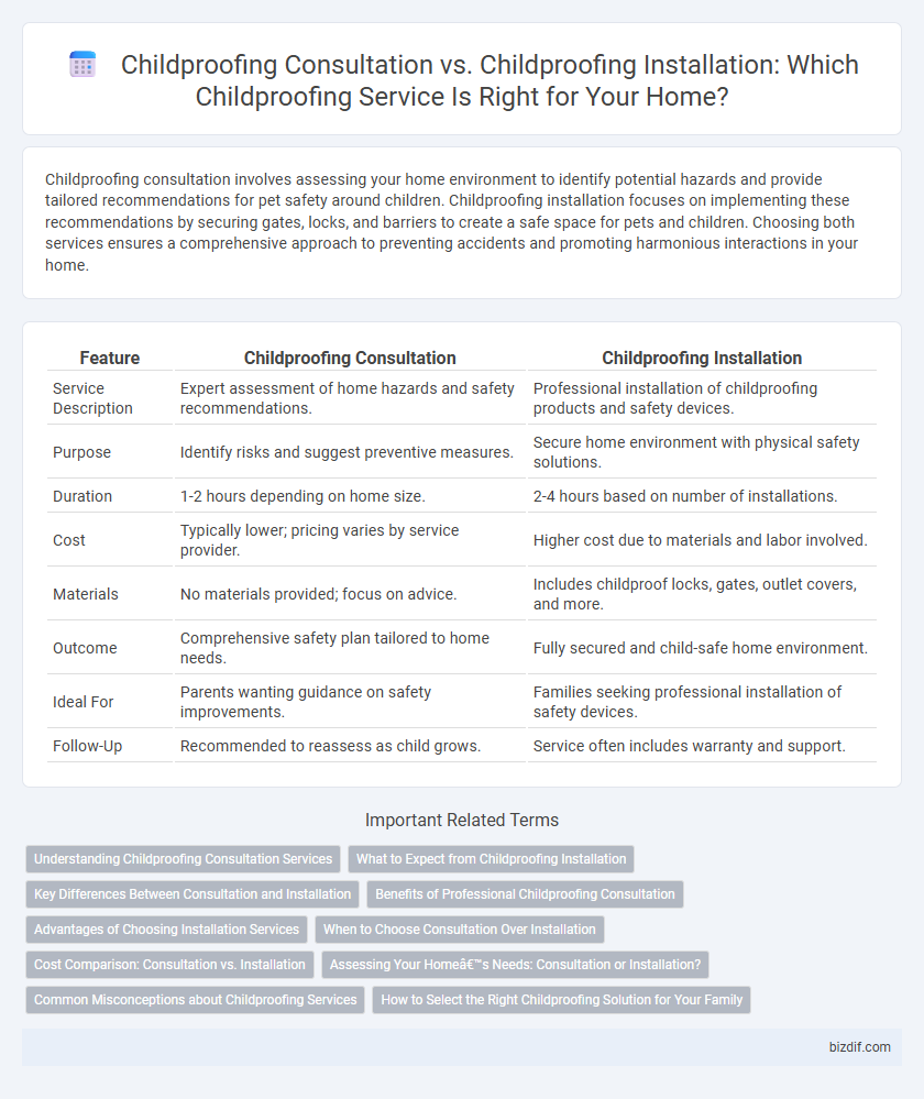 Childproofing Consultation vs. Childproofing Installation: Which Childproofing Service Is Right for Your Home?