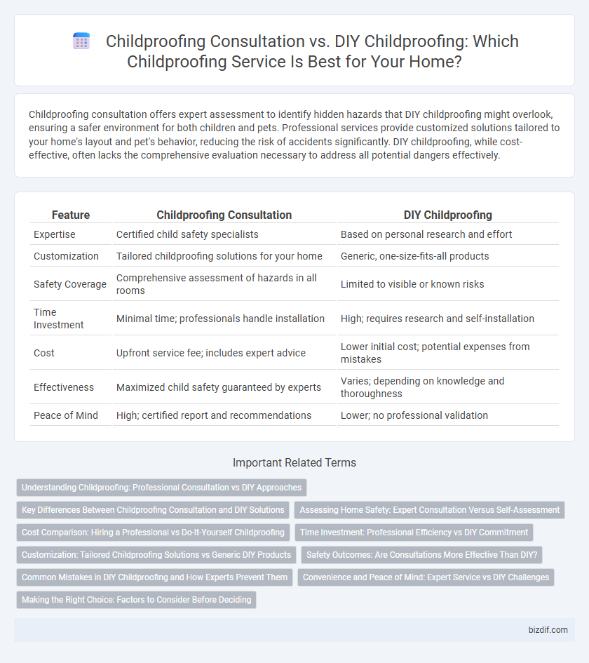 Childproofing Consultation vs. DIY Childproofing: Which Childproofing Service Is Best for Your Home?