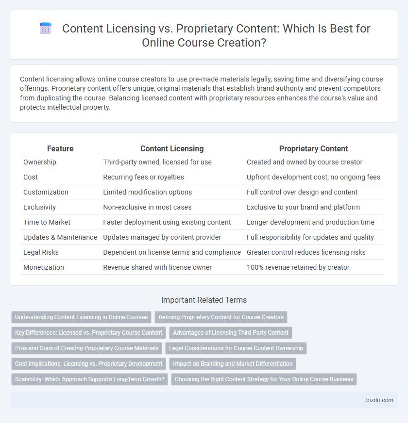 Content Licensing vs. Proprietary Content: Which Is Best for Online Course Creation?