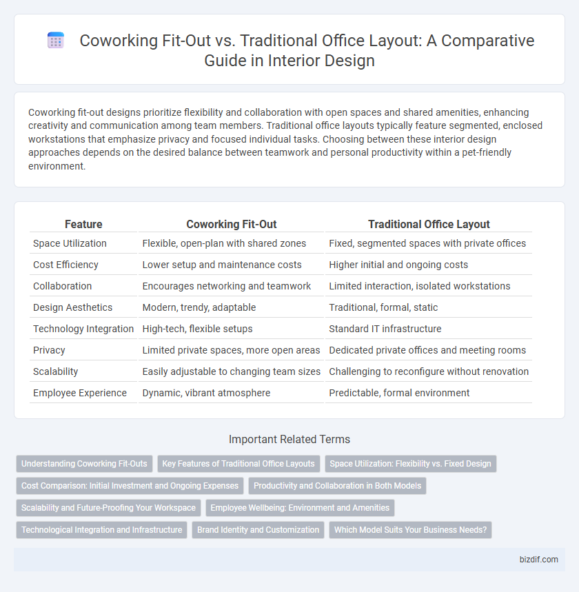 Coworking Fit-Out vs. Traditional Office Layout: A Comparative Guide in Interior Design