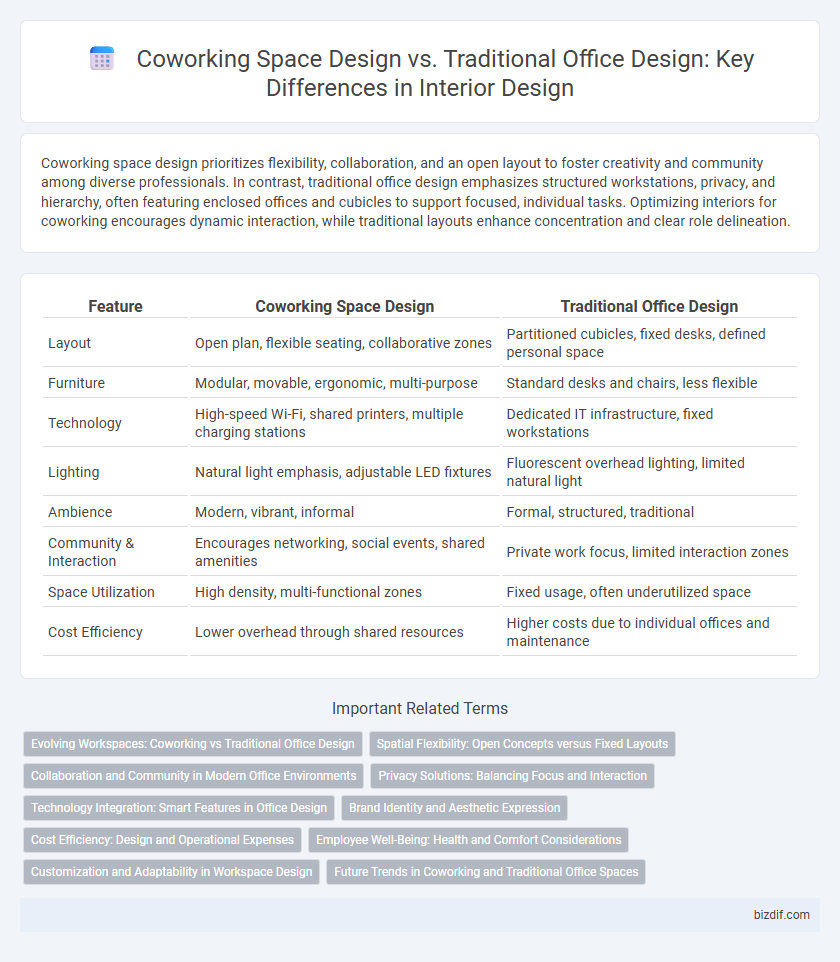 Coworking Space Design vs. Traditional Office Design: Key Differences in Interior Design