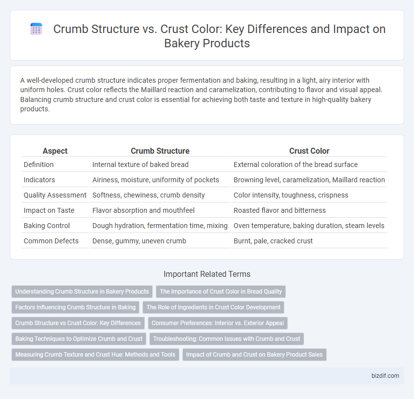 Crumb Structure vs. Crust Color: Key Differences and Impact on Bakery Products