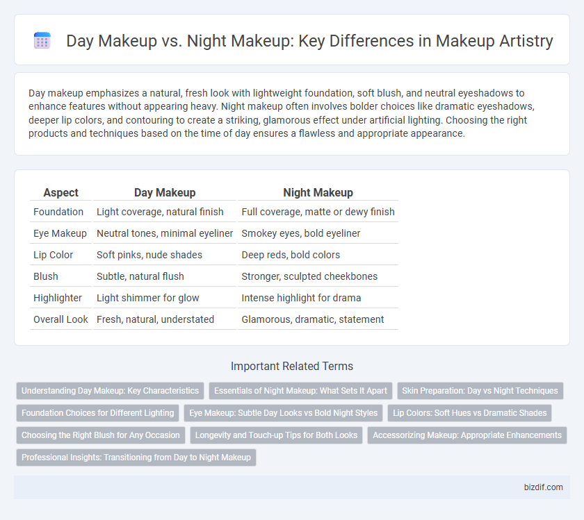 Day Makeup vs. Night Makeup: Key Differences in Makeup Artistry
