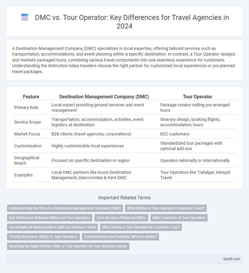 DMC vs. Tour Operator: Key Differences for Travel Agencies in 2024