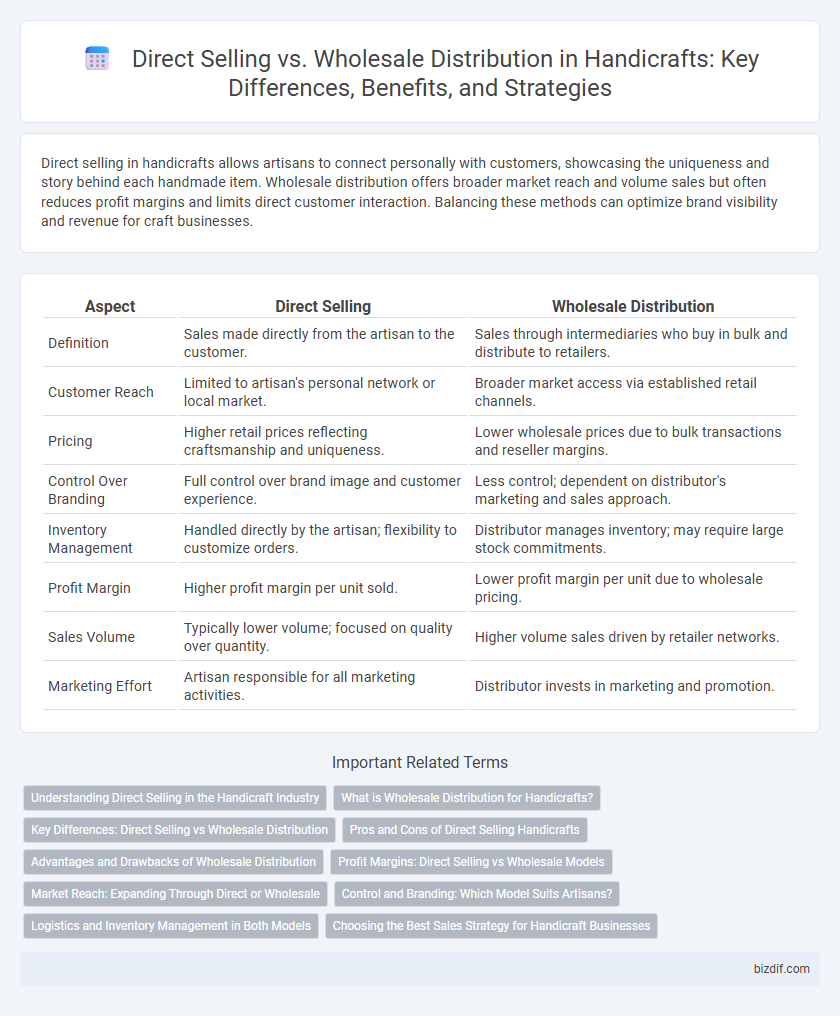 Direct Selling vs. Wholesale Distribution in Handicrafts: Key Differences, Benefits, and Strategies