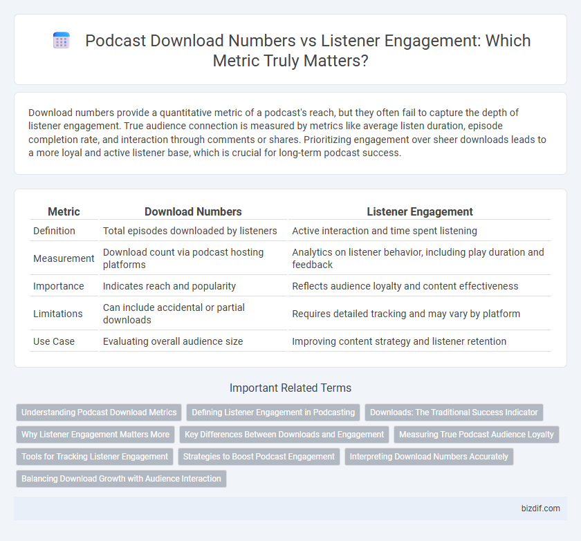 Podcast Download Numbers vs Listener Engagement: Which Metric Truly Matters?