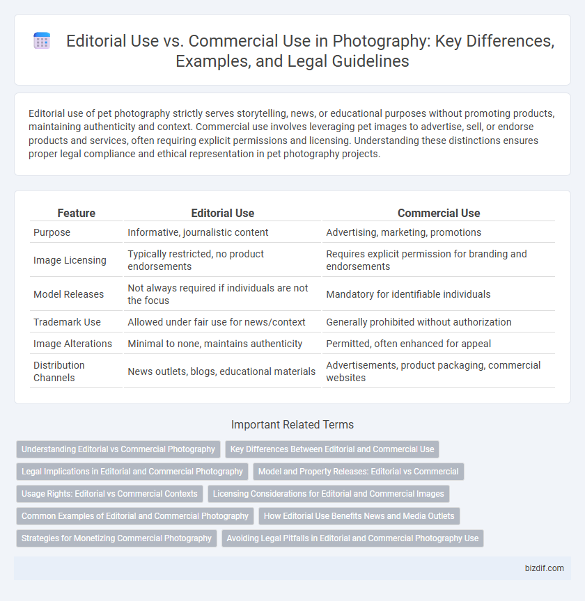 Editorial Use vs. Commercial Use in Photography: Key Differences, Examples, and Legal Guidelines