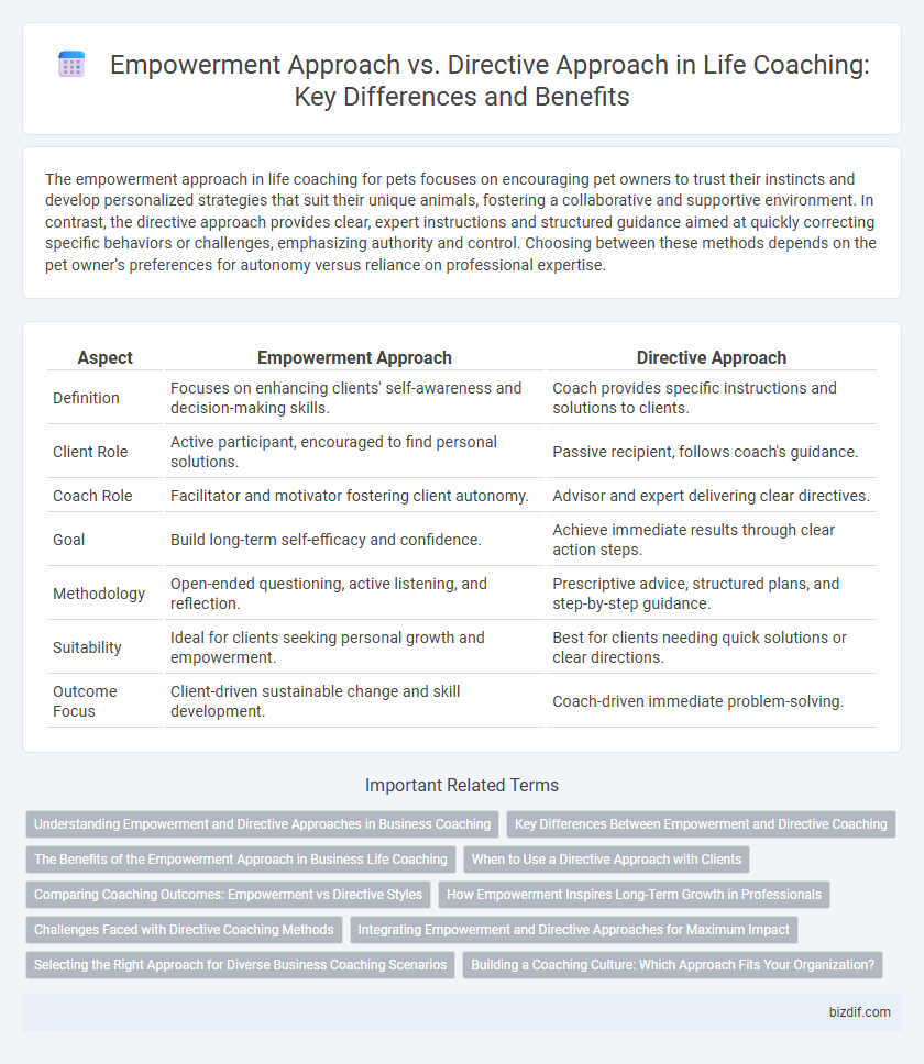 Empowerment Approach vs. Directive Approach in Life Coaching: Key Differences and Benefits