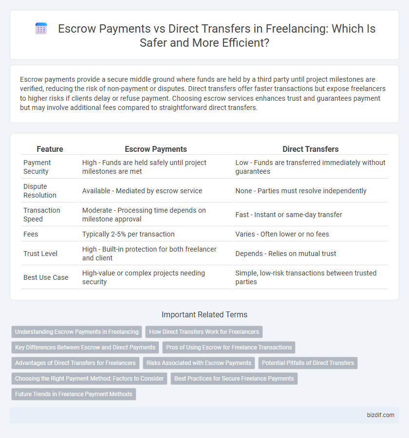Escrow Payments vs Direct Transfers in Freelancing: Which Is Safer and More Efficient?