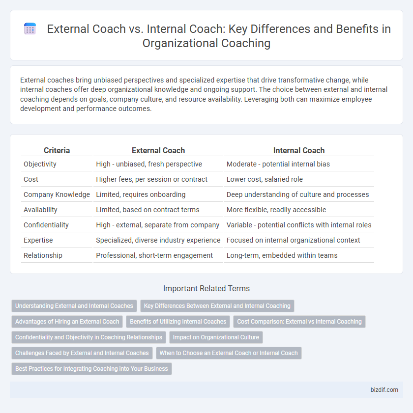 External Coach vs. Internal Coach: Key Differences and Benefits in Organizational Coaching