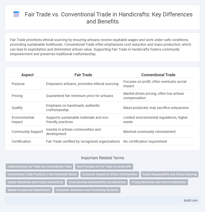 Fair Trade vs. Conventional Trade in Handicrafts: Key Differences and Benefits