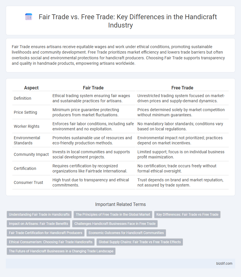 Fair Trade vs. Free Trade: Key Differences in the Handicraft Industry