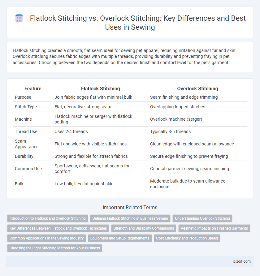 Flatlock Stitching vs. Overlock Stitching: Key Differences and Best Uses in Sewing