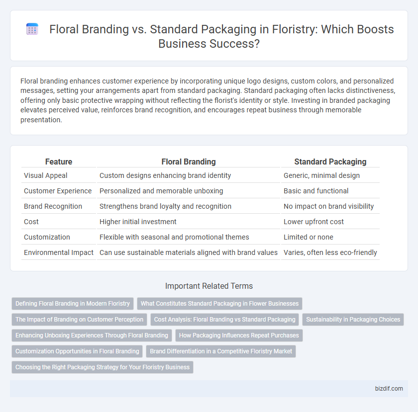 Floral Branding vs. Standard Packaging in Floristry: Which Boosts Business Success?
