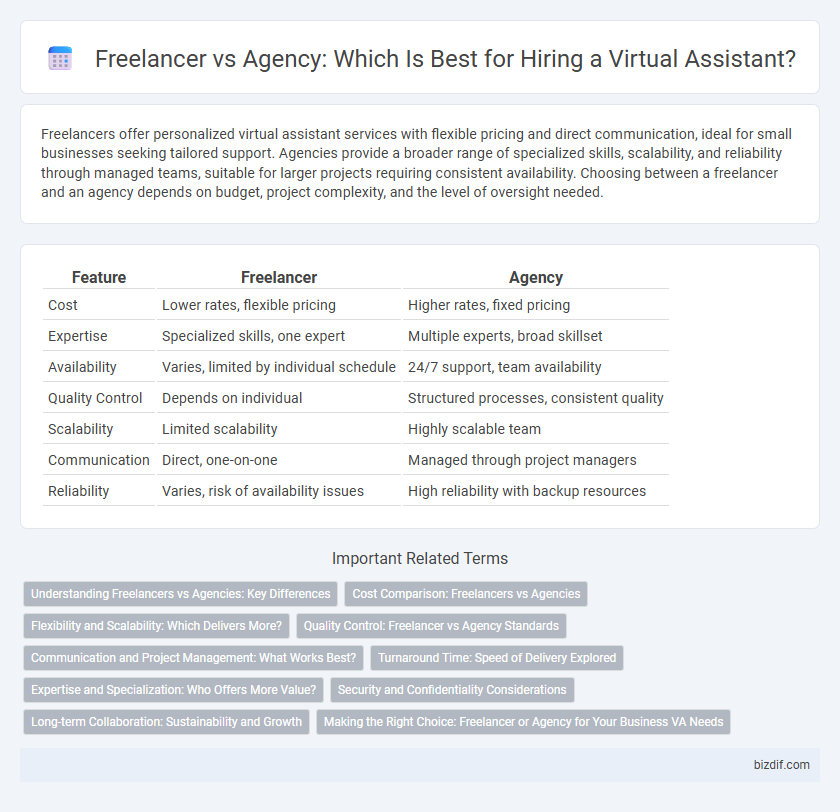 Freelancer vs Agency: Which Is Best for Hiring a Virtual Assistant?