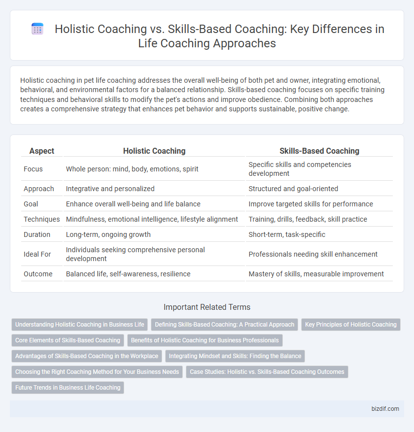 Holistic Coaching vs. Skills-Based Coaching: Key Differences in Life Coaching Approaches