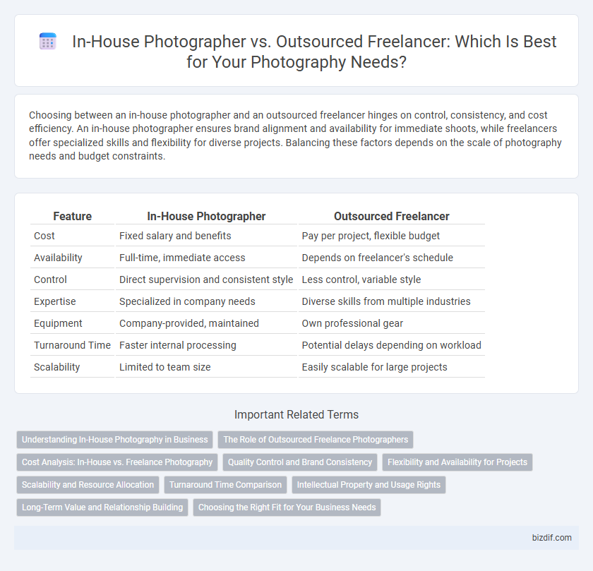 In-House Photographer vs. Outsourced Freelancer: Which Is Best for Your Photography Needs?