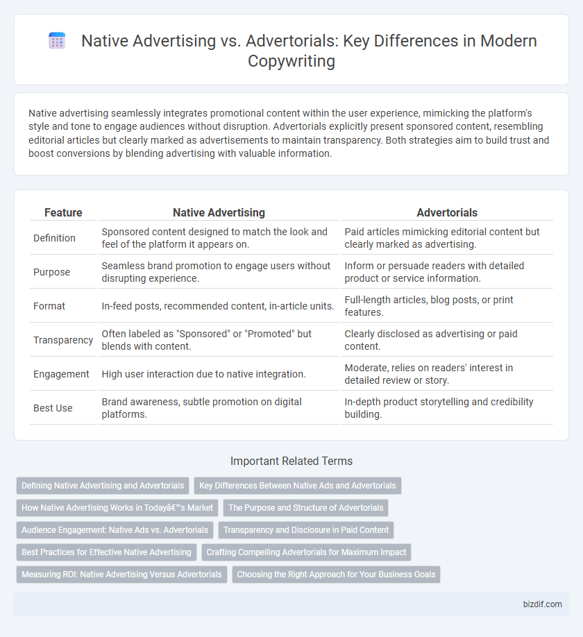 Native Advertising vs. Advertorials: Key Differences in Modern Copywriting