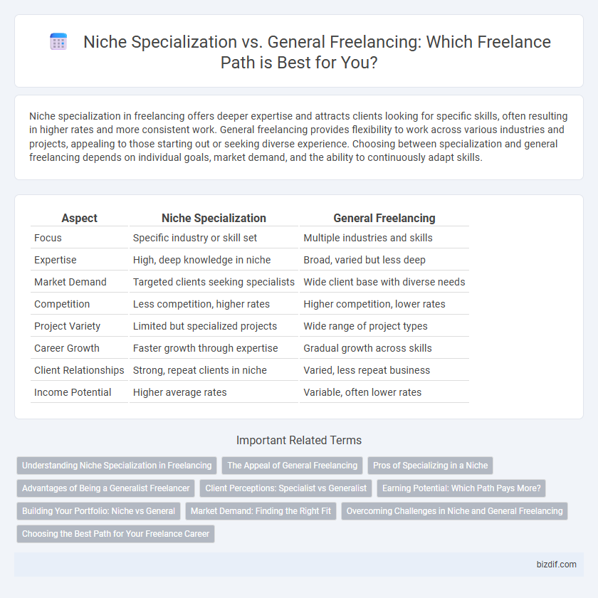 Niche Specialization vs. General Freelancing: Which Freelance Path is Best for You?