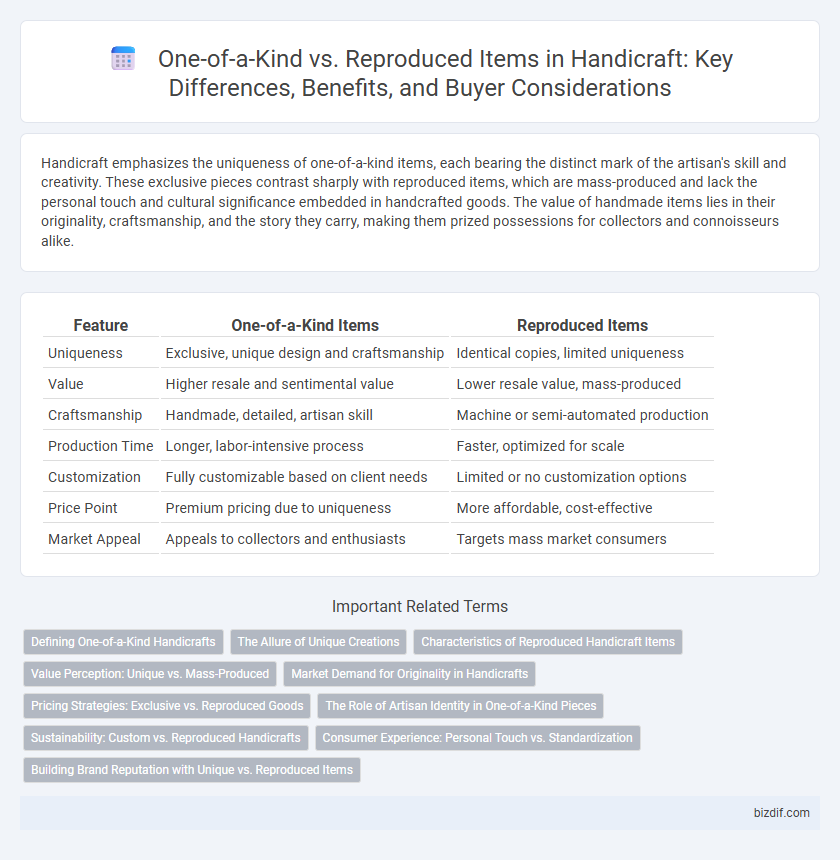 One-of-a-Kind vs. Reproduced Items in Handicraft: Key Differences, Benefits, and Buyer Considerations