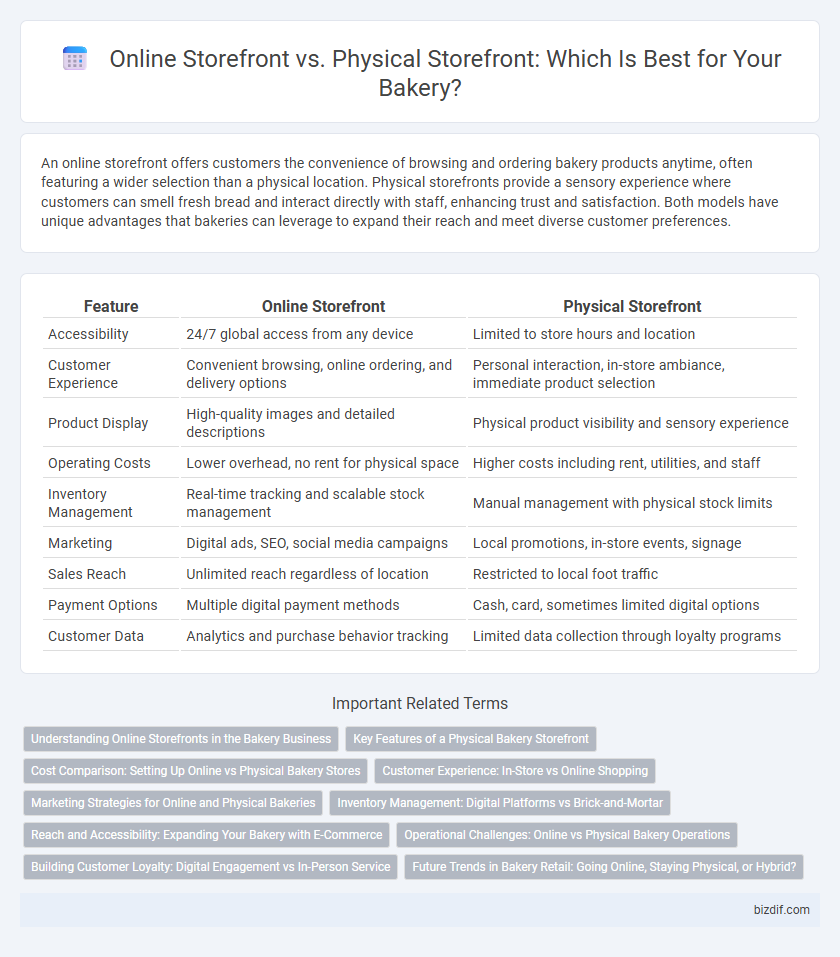 Online Storefront vs. Physical Storefront: Which Is Best for Your Bakery?