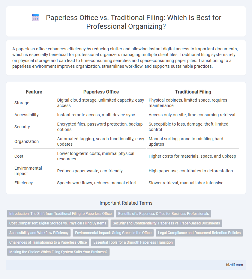 Paperless Office vs. Traditional Filing: Which Is Best for Professional Organizing?