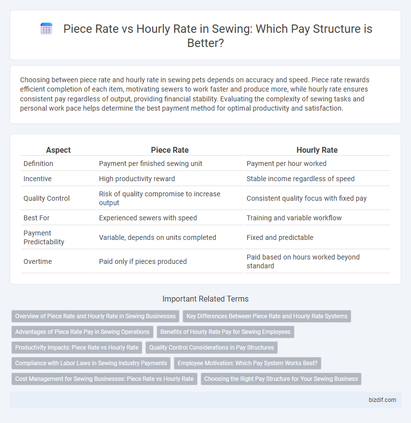 Piece Rate vs Hourly Rate in Sewing: Which Pay Structure is Better?