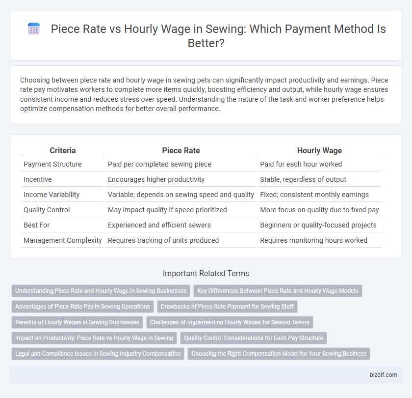 Piece Rate vs Hourly Wage in Sewing: Which Payment Method Is Better?