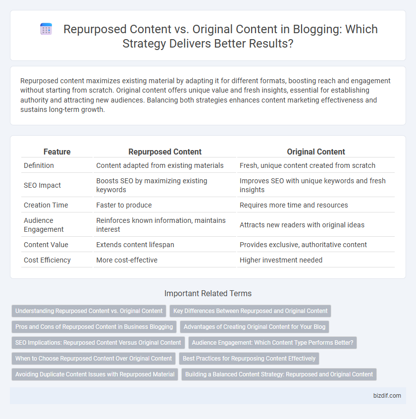 Repurposed Content vs. Original Content in Blogging: Which Strategy Delivers Better Results?