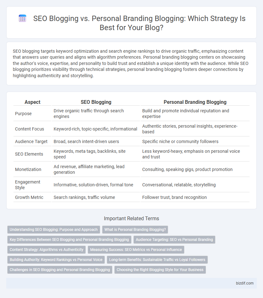 SEO Blogging vs. Personal Branding Blogging: Which Strategy Is Best for Your Blog?