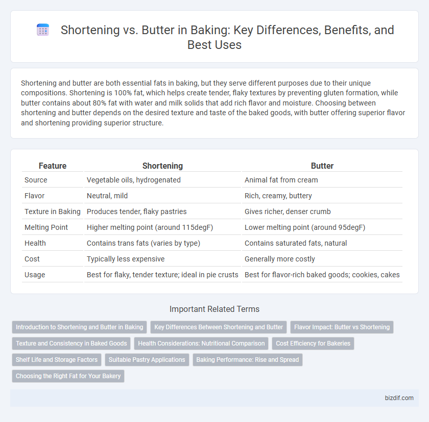 Shortening vs. Butter in Baking: Key Differences, Benefits, and Best Uses