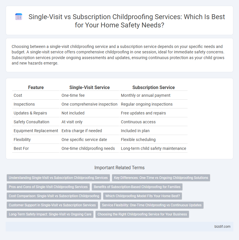 Single-Visit vs Subscription Childproofing Services: Which Is Best for Your Home Safety Needs?