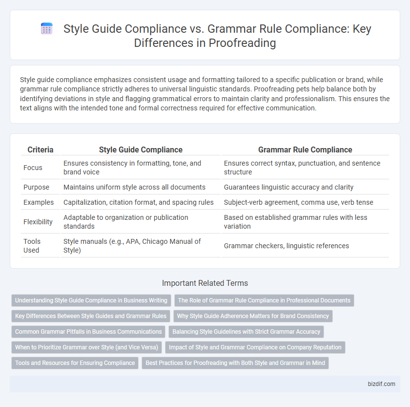 Style Guide Compliance vs. Grammar Rule Compliance: Key Differences in Proofreading