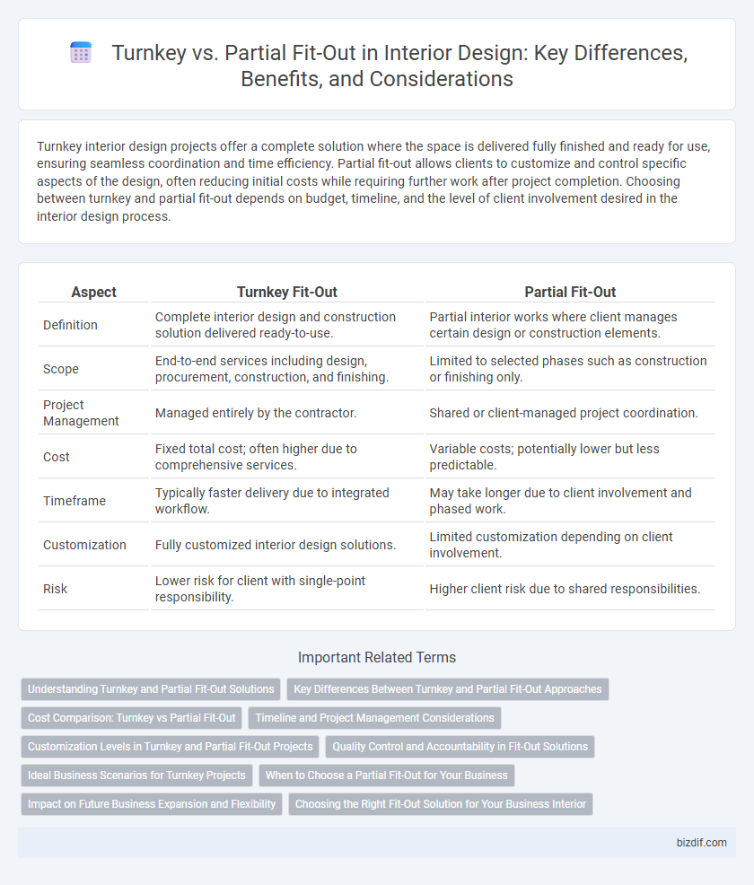 Turnkey vs. Partial Fit-Out in Interior Design: Key Differences, Benefits, and Considerations