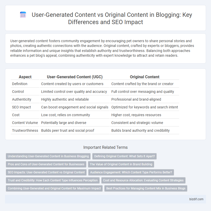 User-Generated Content vs Original Content in Blogging: Key Differences and SEO Impact