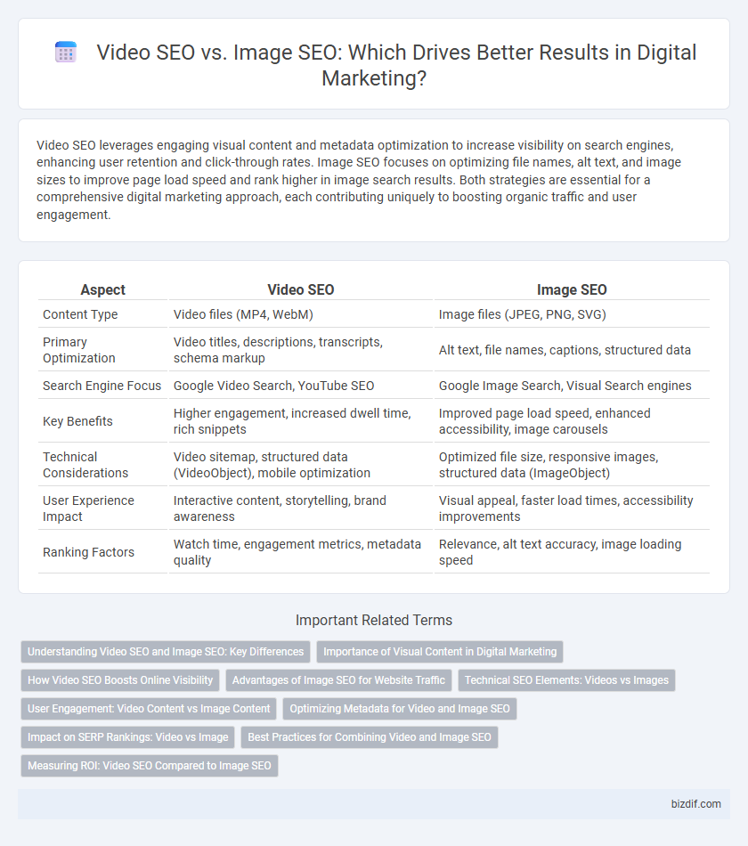 Video SEO vs. Image SEO: Which Drives Better Results in Digital Marketing?