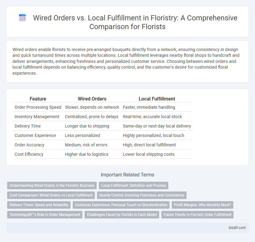 Wired Orders vs. Local Fulfillment in Floristry: A Comprehensive Comparison for Florists