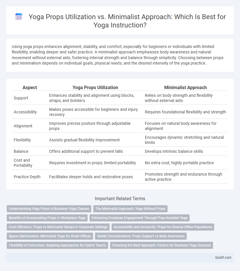 Yoga Props Utilization vs. Minimalist Approach: Which Is Best for Yoga Instruction?