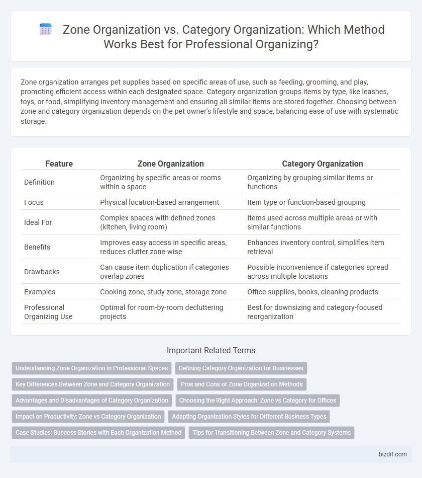 Zone Organization vs. Category Organization: Which Method Works Best for Professional Organizing?
