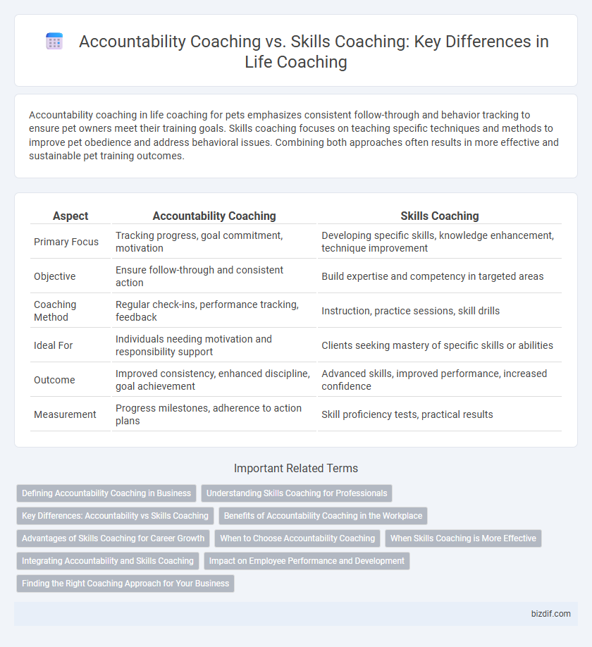 Accountability Coaching vs. Skills Coaching: Key Differences in Life Coaching