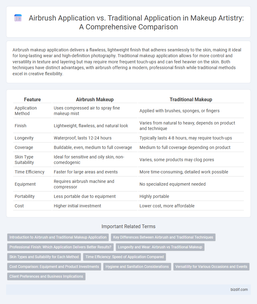 Airbrush Application vs. Traditional Application in Makeup Artistry: A Comprehensive Comparison