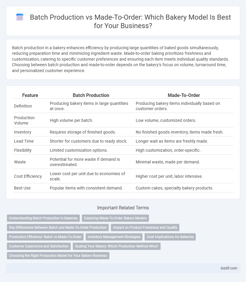 Batch Production vs Made-To-Order: Which Bakery Model Is Best for Your Business?
