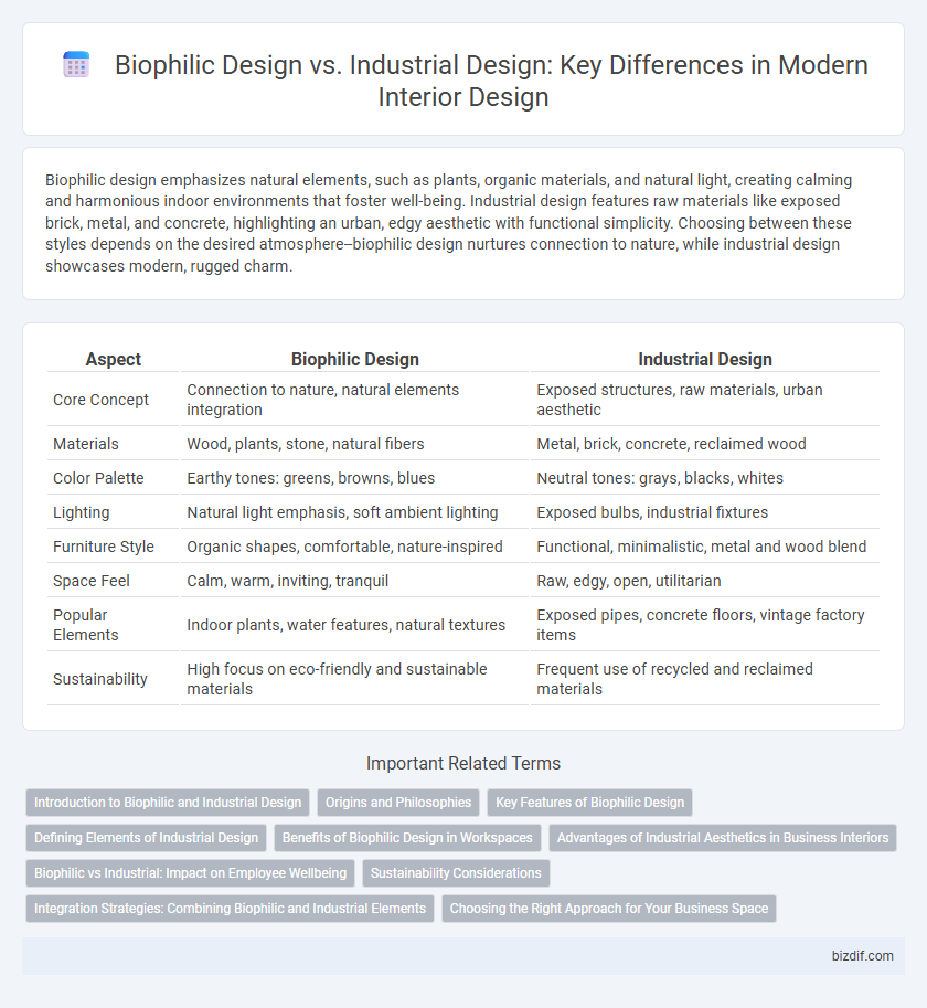 Biophilic Design vs. Industrial Design: Key Differences in Modern Interior Design