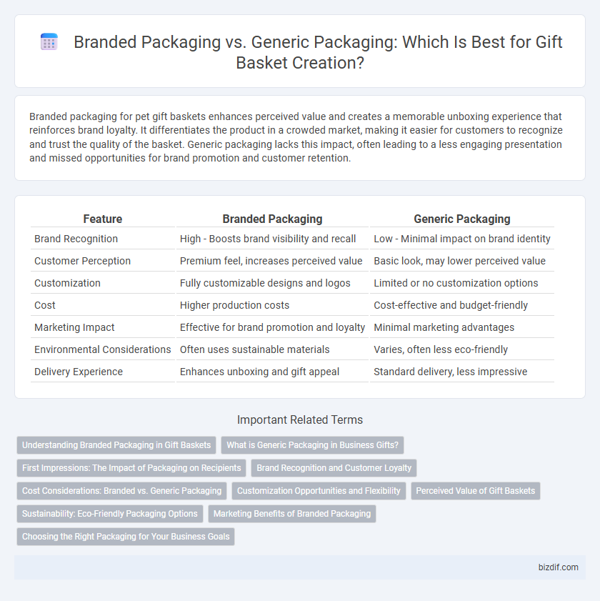 Branded Packaging vs. Generic Packaging: Which Is Best for Gift Basket Creation?
