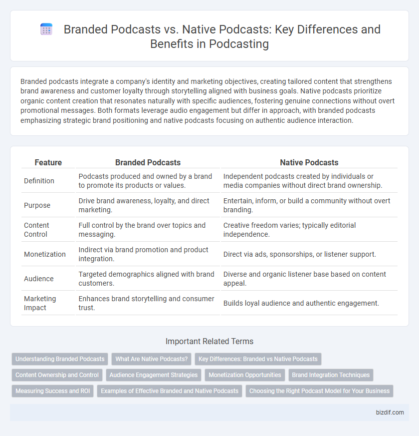 Branded Podcasts vs. Native Podcasts: Key Differences and Benefits in Podcasting