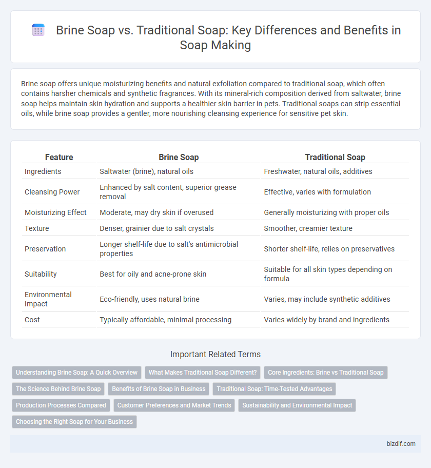 Brine Soap vs. Traditional Soap: Key Differences and Benefits in Soap Making