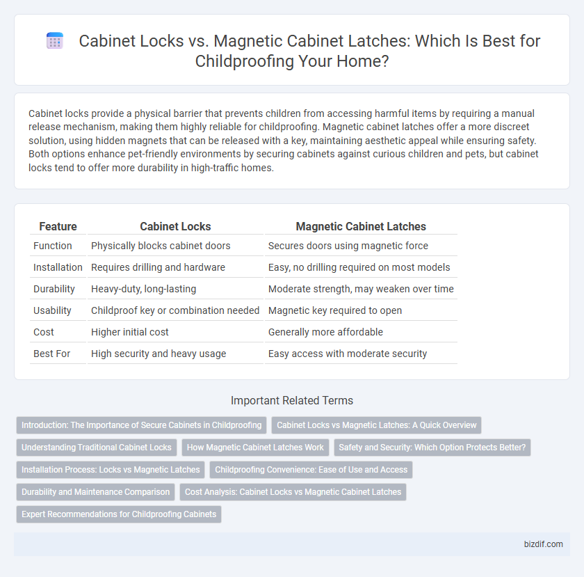 Cabinet Locks vs. Magnetic Cabinet Latches: Which Is Best for Childproofing Your Home?