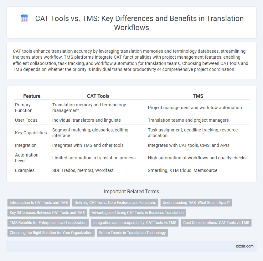 CAT Tools vs. TMS: Key Differences and Benefits in Translation Workflows